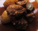 A picture of step 8 of Goaland steam chicken curry.