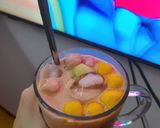 Hình bước làm 6 của món Trân châu phô mai viên tam sắc