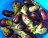 Foto del paso 3 de la receta Berenjenas baby con majado mediterráneo y un toque más