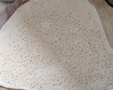 A picture of step 3 of Chini kI roti/ paratha.