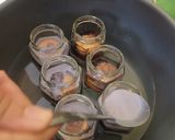 Foto langkah ke 3 dari resep Pudding Jelly Ungu (Taro, Anggur dan Blueberry) in Jar.