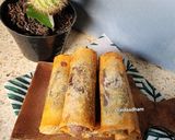 Foto langkah ke 5 dari resep Lumpia Ubi Ungu Keju Lumer.
