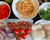 A picture of step 1 of Smokey Cod, Tomato and Chickpea Tray Bake.