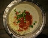 A picture of step 3 of Farali pakode.