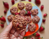 Foto del paso 4 de la receta: Galletitas de avena y frutillas 🍓 🍓 Galletas avena y fresas 🍓
