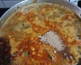 A picture of step 5 of Kolhapuri Misal Pav.