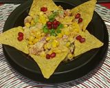 A picture of step 5 of Nachos Chaat.