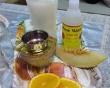A picture of step 18 of Summer Coolers :Musk Melon Crush Coconut Lemonade Jaggery Cooler.