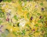 A picture of step 2 of Moong Daal with Green peas.