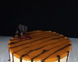 A picture of step 11 of Mango mousse cake.