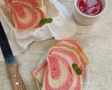 Foto langkah ke 13 dari resep (Sourdough Discard) Roti Tawar Swirl Merah Putih - Versi Minyak Goreng.