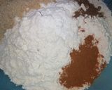 A picture of step 2 of Donut muffins.