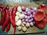 Balado telor dan tempe