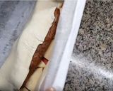 Foto del paso 5 de la receta: Milhojas de Solomillo con cebolla caramelizada, jamón y queso curado