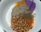 A picture of step 2 of Steam chicken tikka.