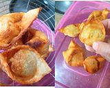 A picture of step 5 of Crispy crunchy wonton.