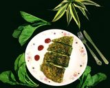 A picture of step 10 of Spinach Mushroom Omelette.