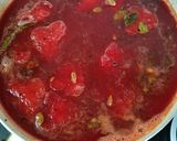 A picture of step 4 of Watermelon Charu.