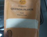 A picture of step 1 of Quinoa flour pancakes 🥞😋.