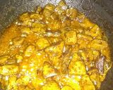 A picture of step 1 of Spicy fried kaleji🔥.