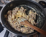 Foto del paso 3 de la receta: Huevos rellenos de jamón gratinados