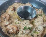 A picture of step 4 of Chicken Barra.