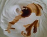 A picture of step 9 of Pavlova with Hung Curd and Mixed Berry.