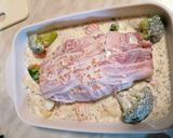 Fetás csirke zöldség ágyon recept fázis 3 fotója