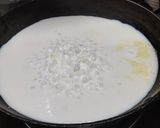 A picture of step 1 of Saboodana custard.