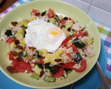 Foto del paso 1 de la receta: Arroz con verduras, pollo y huevo frito a la plancha