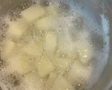 A picture of step 1 of Sausage bake with veg.