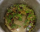 A picture of step 3 of Hyderabadi chicken dum biryani.