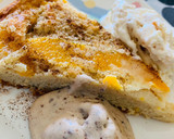Foto del paso 8 de la receta: Bizcocho fit de melocotón con dos helados/cheesecake de melocotón