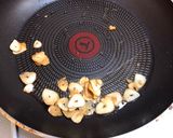 A picture of step 2 of Japanese Wagyu Beef (fry with garlic and butter soy sauce).