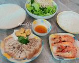 Hình bước làm 6 của món Tôm thịt cuốn bánh tráng