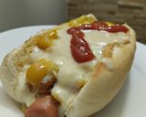 Foto del paso 11 de la receta: Perritos🧀calientes🍍a mi estilo🥯🌭