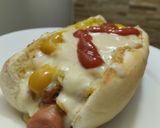 Foto del paso 11 de la receta: Perritos🧀calientes🍍a mi estilo🥯🌭