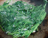 吻仔魚菠菜的食譜步驟2照片