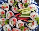 A picture of step 5 of Sushi (Maki and Nigiri).