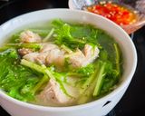 Hình bước làm 4 của món Sườn Heo Nấu Cải Xanh Đuôi Phụng