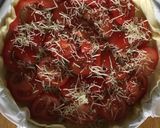 Une image de l'étape 6 de Tarte thon tomate moutarde.