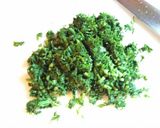 A picture of step 2 of Carrot green cake.