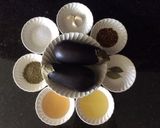 A picture of step 1 of Pickled Eggplant (Escabeche de Berenjenas).