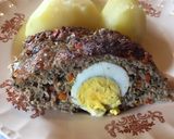 A picture of step 7 of Chilean Meatloaf (Asado Alemán).