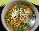 A picture of step 6 of Manchow soup.