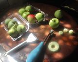 Foto del paso 2 de la receta: Tortilla cuadrada de pera y manzana