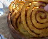 รูปขั้นตอนการทำที่ 7 ของ Potato Ring เฟรนช์ฟรายส์ขดยากันยุง😂