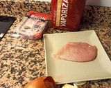 Foto del paso 1 de la receta: Arroz frito con pollo y bacon