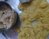 A picture of step 5 of Stuffed coconut ladoo.