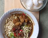 Foto langkah ke 9 dari resep Mie Kuah Rawon.
